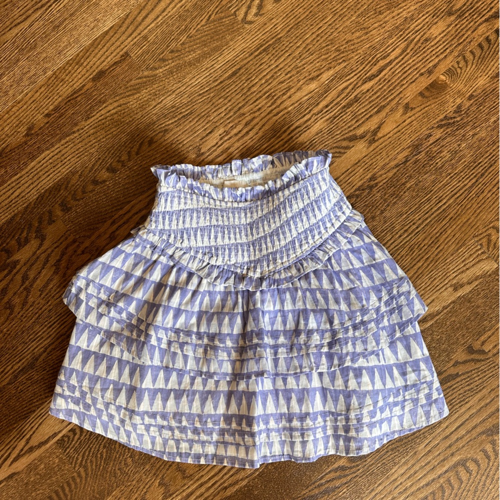 Cleobella smocked waist mini skirt